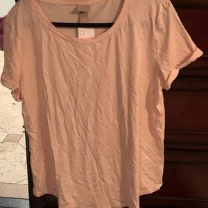 H&M light pink casual tee